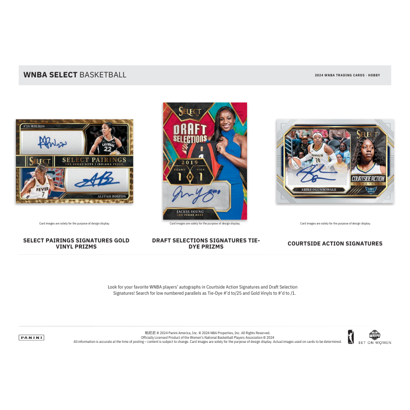 2024 Panini Select WNBA Basketball Hobby 12 Box Case