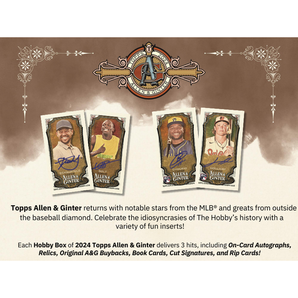 2024 Topps Allen and Ginter Baseball Hobby 12 Box Case