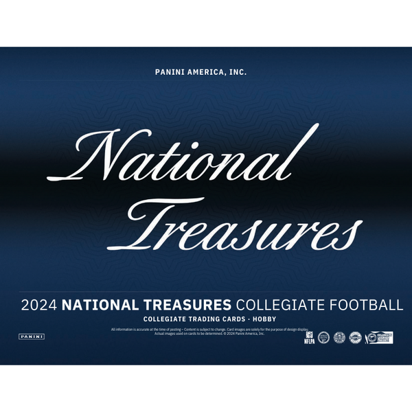 2024 Panini National Treasures Collegiate Football Hobby 4 Box Case