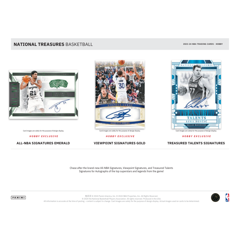 2023/24 Panini National Treasures Basketball Hobby Box
