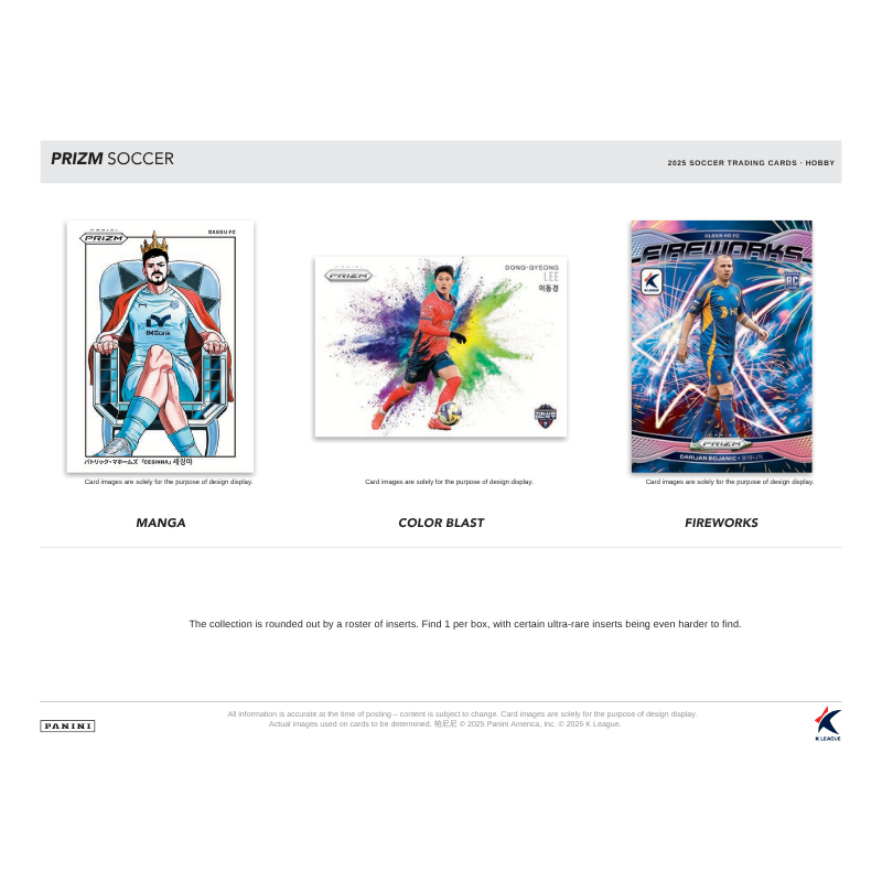 2025 Panini Prizm K League Soccer Hobby 10 Box Case