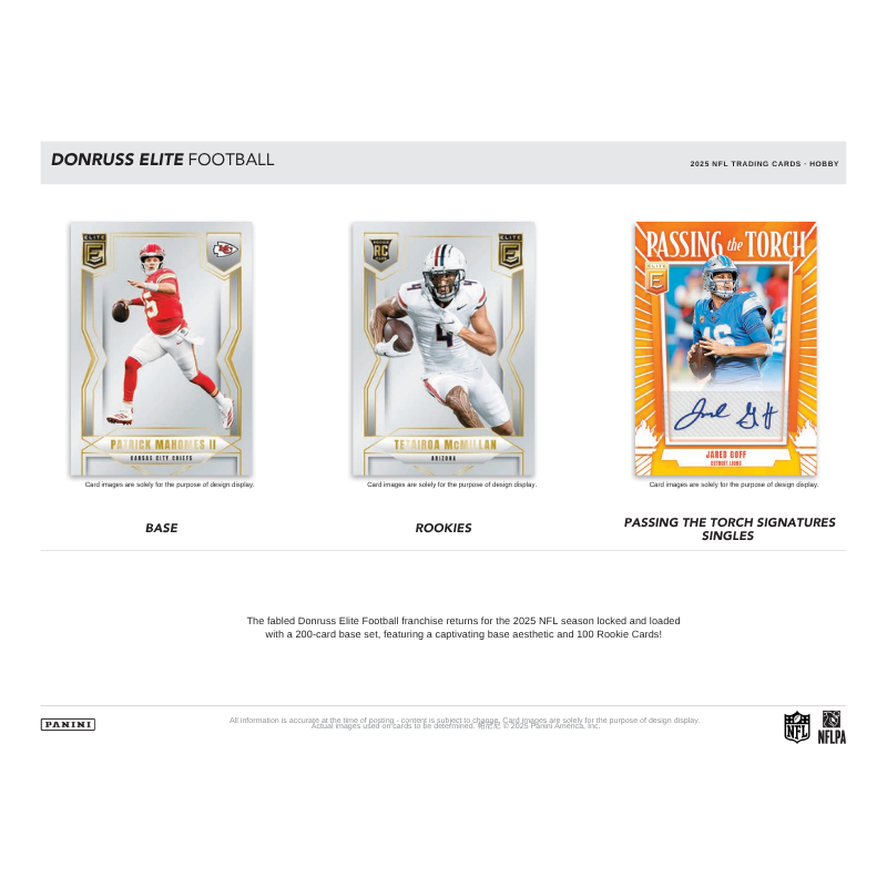 2025 Panini Donruss Elite Football Hobby 12 Box Case