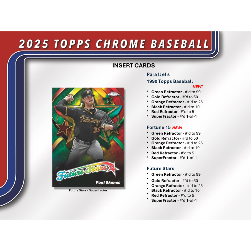 2025 Topps Chrome Baseball Jumbo 8 Box Case