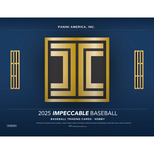 2025 Panini Impeccable Baseball Hobby 3 Box Case