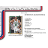 2025/26 Topps Basketball Hobby 12 Box Case