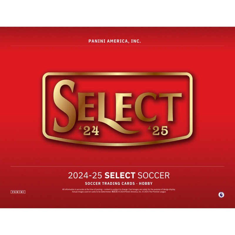 2024/25 Panini Select Premier League Soccer Hobby 12 Box Case